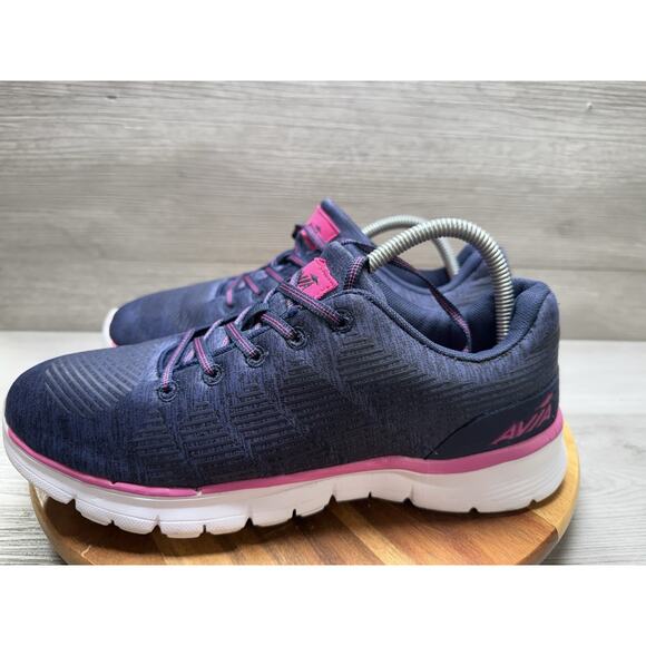 Avia Women's Avi-Rift Athletic Running Sneaker Shoes Gray/Pink Size 10 - Picture 2 of 11